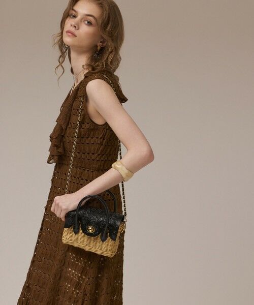 GRACE CONTINENTAL / グレースコンチネンタル ショルダーバッグ | Micro RattanBag | 詳細1