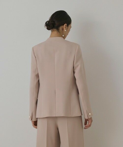 GRACE CONTINENTAL / グレースコンチネンタル ノーカラージャケット | パールボタンノーカラージャケット | 詳細5