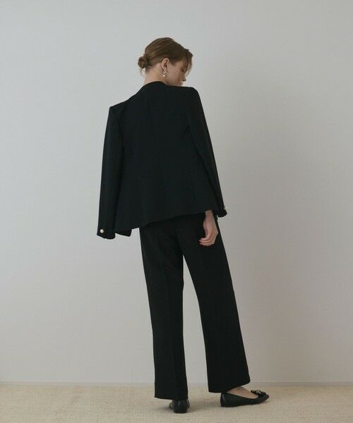 GRACE CONTINENTAL / グレースコンチネンタル ノーカラージャケット | パールボタンノーカラージャケット | 詳細7