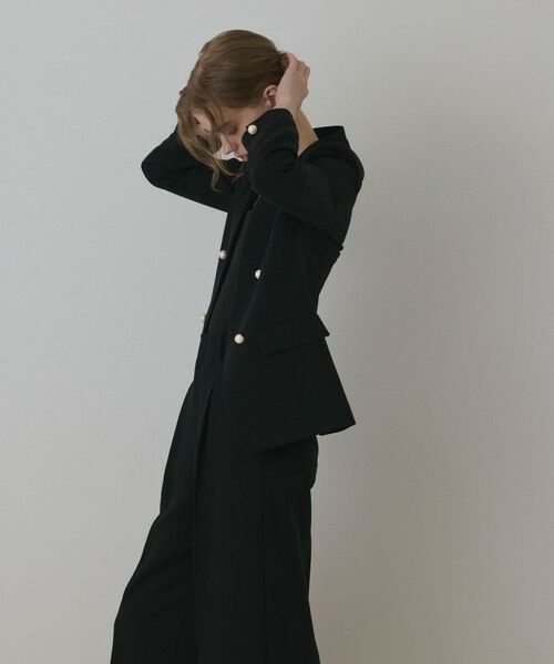 GRACE CONTINENTAL / グレースコンチネンタル ノーカラージャケット | パールボタンノーカラージャケット | 詳細9
