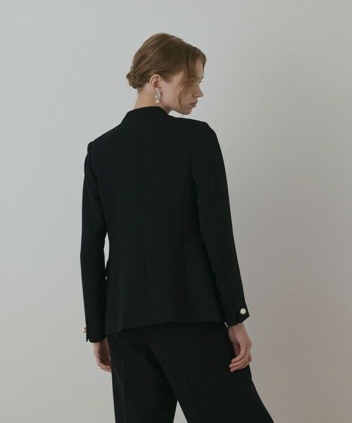 GRACE CONTINENTAL / グレースコンチネンタル ノーカラージャケット | パールボタンノーカラージャケット | 詳細11