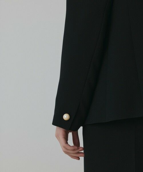 GRACE CONTINENTAL / グレースコンチネンタル ノーカラージャケット | パールボタンノーカラージャケット | 詳細13