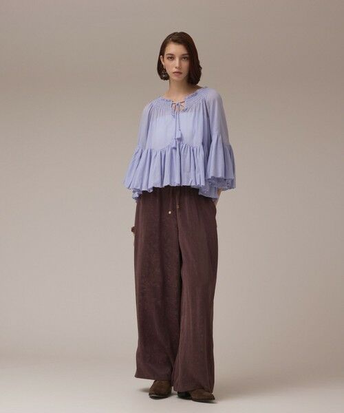 GRACE CONTINENTAL / グレースコンチネンタル その他パンツ | フィブリルイージーパンツ | 詳細10