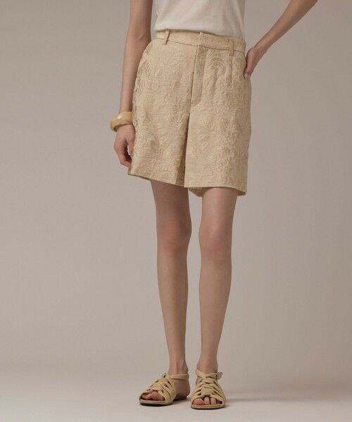 GRACE CONTINENTAL / グレースコンチネンタル その他パンツ | リーフジャガードショートパンツ | 詳細3