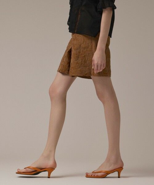 GRACE CONTINENTAL / グレースコンチネンタル その他パンツ | リーフジャガードショートパンツ | 詳細14