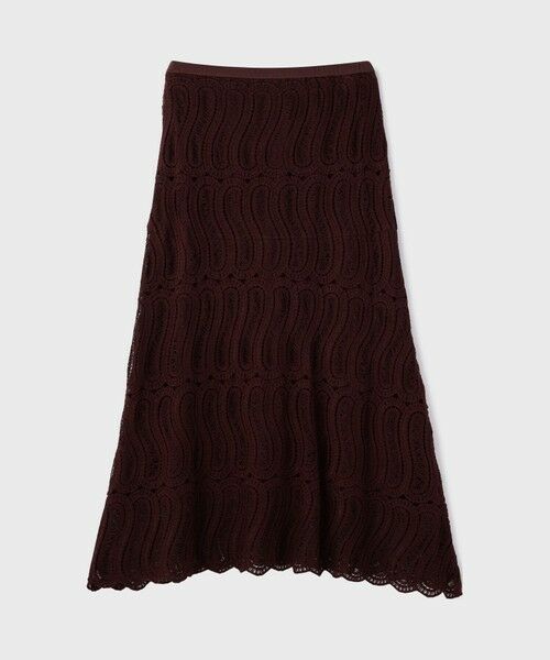 GRACE CONTINENTAL / グレースコンチネンタル ミニ・ひざ丈スカート | クロシェレーススカート | 詳細16