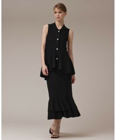 GRACE CONTINENTAL / グレースコンチネンタル ロング・マキシ丈スカート | ティアードニットスカート