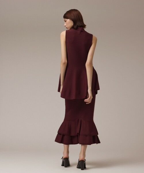 GRACE CONTINENTAL / グレースコンチネンタル ロング・マキシ丈スカート | ティアードニットスカート | 詳細2