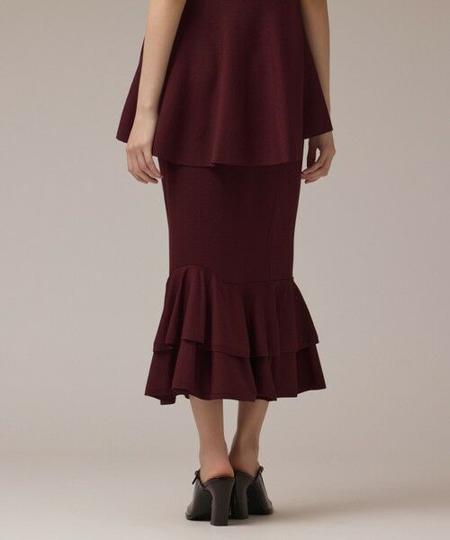 GRACE CONTINENTAL / グレースコンチネンタル ロング・マキシ丈スカート | ティアードニットスカート | 詳細4