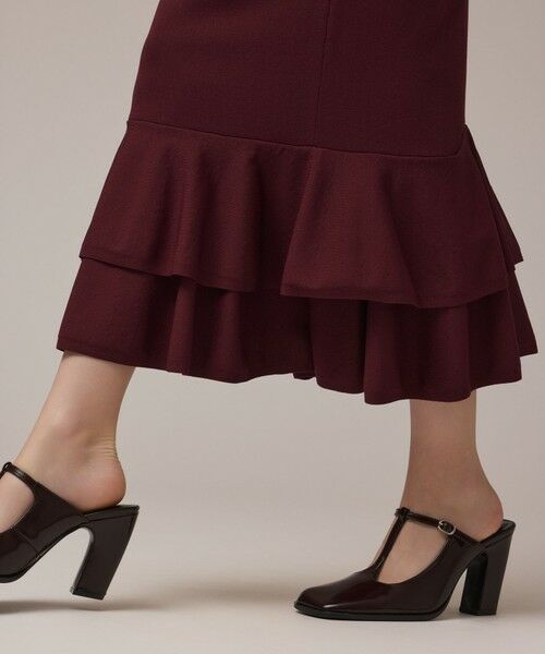 GRACE CONTINENTAL / グレースコンチネンタル ロング・マキシ丈スカート | ティアードニットスカート | 詳細5