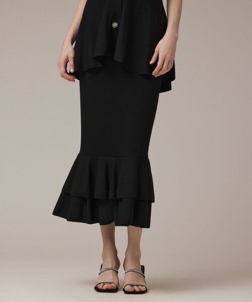 GRACE CONTINENTAL / グレースコンチネンタル ロング・マキシ丈スカート | ティアードニットスカート | 詳細8