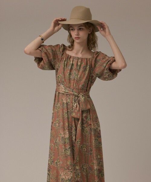 GRACE CONTINENTAL / グレースコンチネンタル ロング・マキシ丈ワンピース | ヴィンテージフラワープリントワンピース | 詳細3