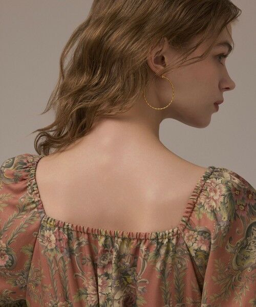 GRACE CONTINENTAL / グレースコンチネンタル ロング・マキシ丈ワンピース | ヴィンテージフラワープリントワンピース | 詳細9