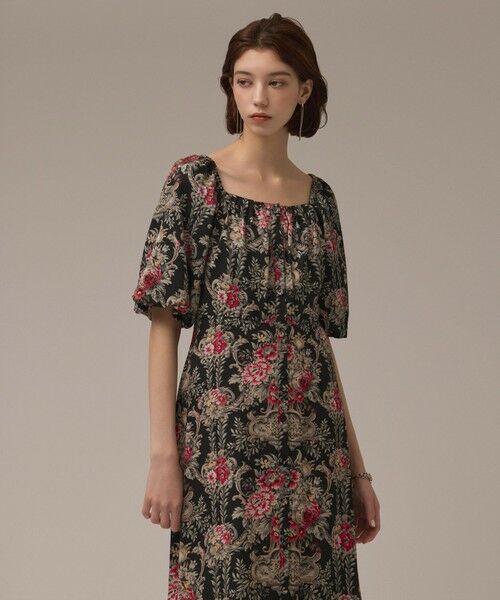 GRACE CONTINENTAL / グレースコンチネンタル ロング・マキシ丈ワンピース | ヴィンテージフラワープリントワンピース | 詳細18