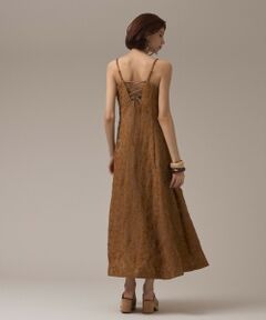 GRACE CONTINENTAL / グレースコンチネンタル ロング・マキシ丈ワンピース | リーフジャガードキャミワンピース