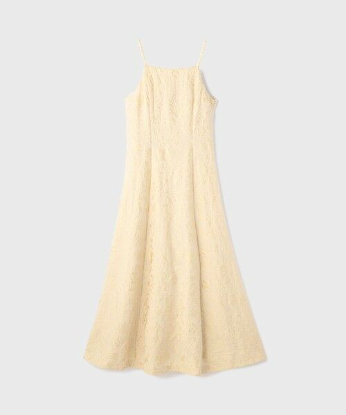 GRACE CONTINENTAL / グレースコンチネンタル ロング・マキシ丈ワンピース | リーフジャガードキャミワンピース | 詳細10