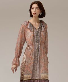 GRACE CONTINENTAL / グレースコンチネンタル ロング・マキシ丈ワンピース | ペイズリープリントドレス