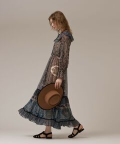 GRACE CONTINENTAL / グレースコンチネンタル ロング・マキシ丈ワンピース | ペイズリープリントドレス