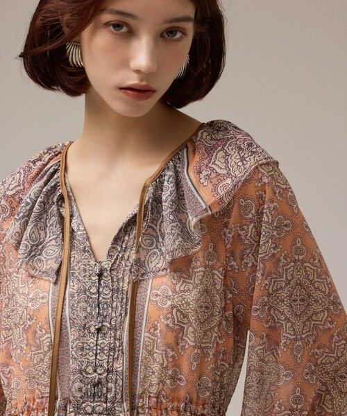 GRACE CONTINENTAL / グレースコンチネンタル ロング・マキシ丈ワンピース | ペイズリープリントドレス | 詳細5