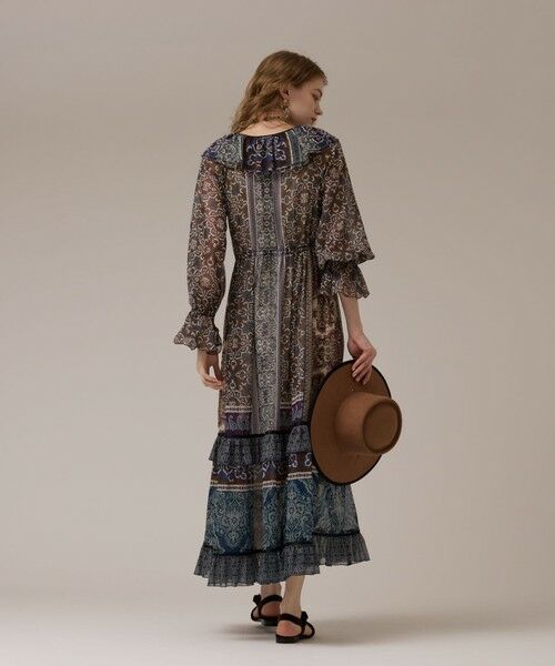 GRACE CONTINENTAL / グレースコンチネンタル ロング・マキシ丈ワンピース | ペイズリープリントドレス | 詳細11
