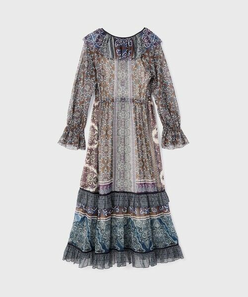 GRACE CONTINENTAL / グレースコンチネンタル ロング・マキシ丈ワンピース | ペイズリープリントドレス | 詳細17