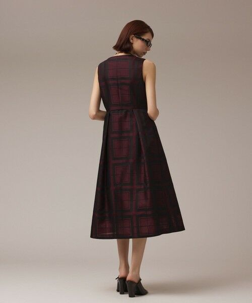 GRACE CONTINENTAL / グレースコンチネンタル ロング・マキシ丈ワンピース | シャドーチェックワンピース | 詳細2