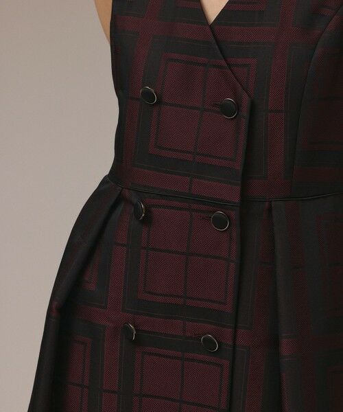 GRACE CONTINENTAL / グレースコンチネンタル ロング・マキシ丈ワンピース | シャドーチェックワンピース | 詳細7