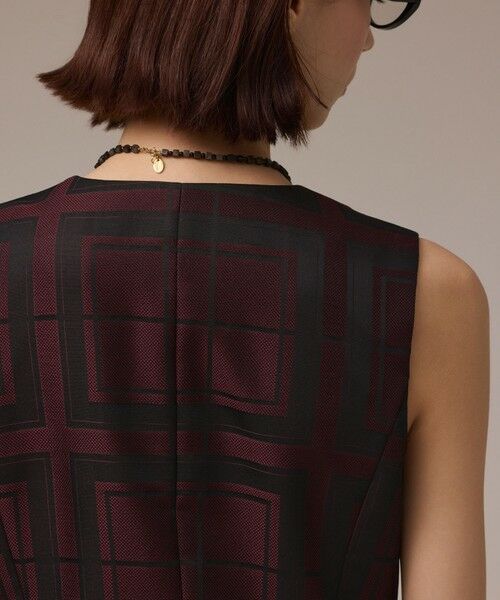GRACE CONTINENTAL / グレースコンチネンタル ロング・マキシ丈ワンピース | シャドーチェックワンピース | 詳細9
