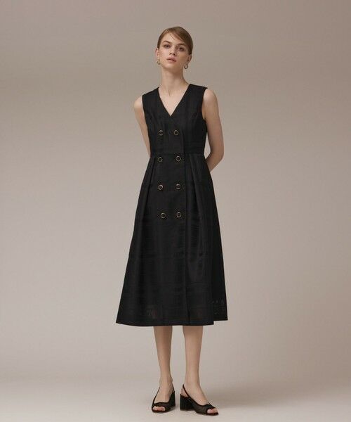 GRACE CONTINENTAL / グレースコンチネンタル ロング・マキシ丈ワンピース | シャドーチェックワンピース | 詳細14