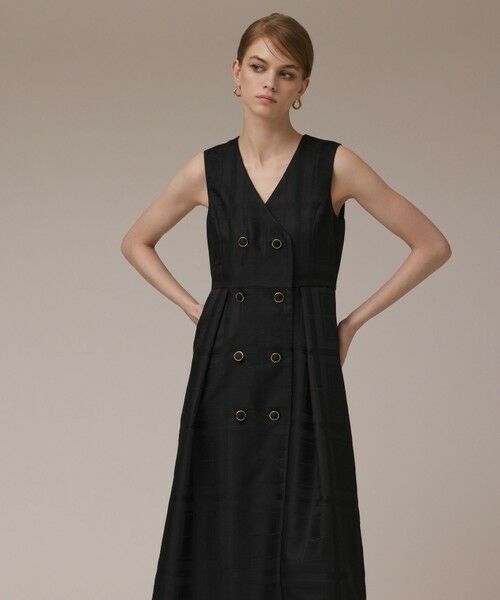 GRACE CONTINENTAL / グレースコンチネンタル ロング・マキシ丈ワンピース | シャドーチェックワンピース | 詳細16