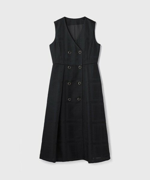 GRACE CONTINENTAL / グレースコンチネンタル ロング・マキシ丈ワンピース | シャドーチェックワンピース | 詳細18