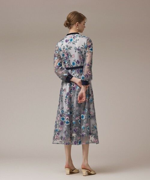 GRACE CONTINENTAL / グレースコンチネンタル ロング・マキシ丈ワンピース | マルチ刺繍フレアワンピース | 詳細2