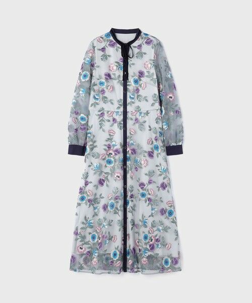 GRACE CONTINENTAL / グレースコンチネンタル ロング・マキシ丈ワンピース | マルチ刺繍フレアワンピース | 詳細6