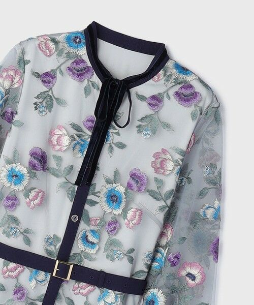 GRACE CONTINENTAL / グレースコンチネンタル ロング・マキシ丈ワンピース | マルチ刺繍フレアワンピース | 詳細7