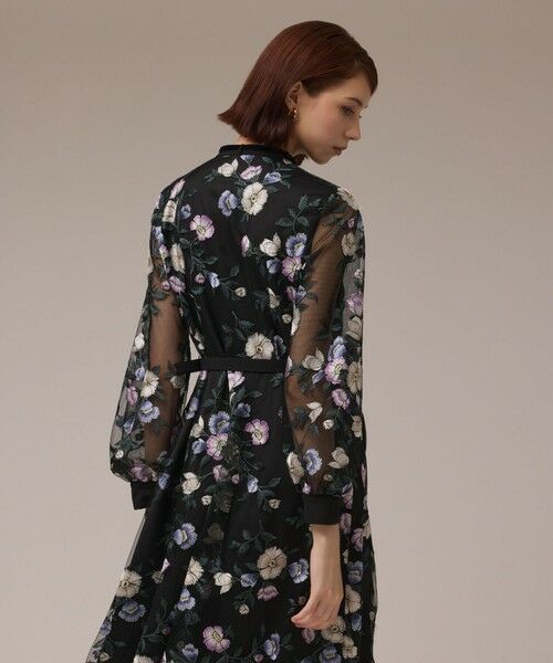 GRACE CONTINENTAL / グレースコンチネンタル ロング・マキシ丈ワンピース | マルチ刺繍フレアワンピース | 詳細12