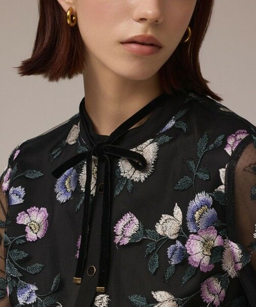 GRACE CONTINENTAL / グレースコンチネンタル ロング・マキシ丈ワンピース | マルチ刺繍フレアワンピース | 詳細13