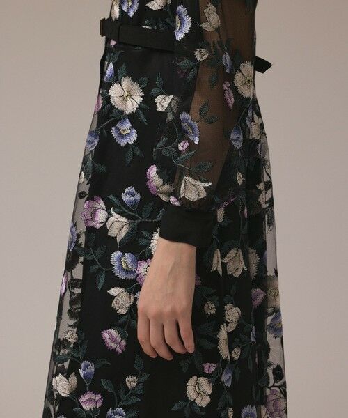 GRACE CONTINENTAL / グレースコンチネンタル ロング・マキシ丈ワンピース | マルチ刺繍フレアワンピース | 詳細16
