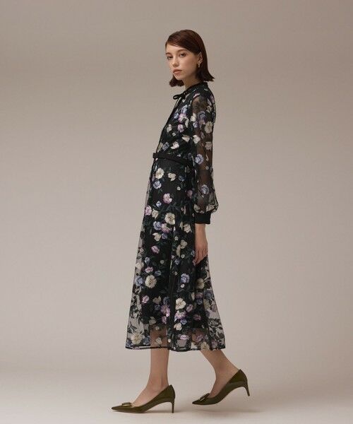 GRACE CONTINENTAL / グレースコンチネンタル ロング・マキシ丈ワンピース | マルチ刺繍フレアワンピース | 詳細9