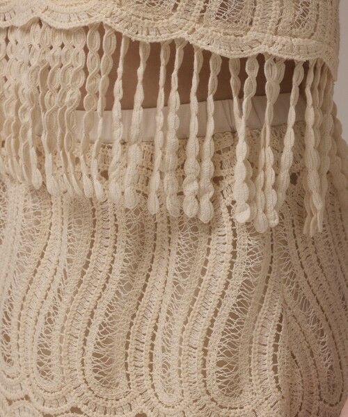 GRACE CONTINENTAL / グレースコンチネンタル その他トップス | クロシェレースキャミ | 詳細3