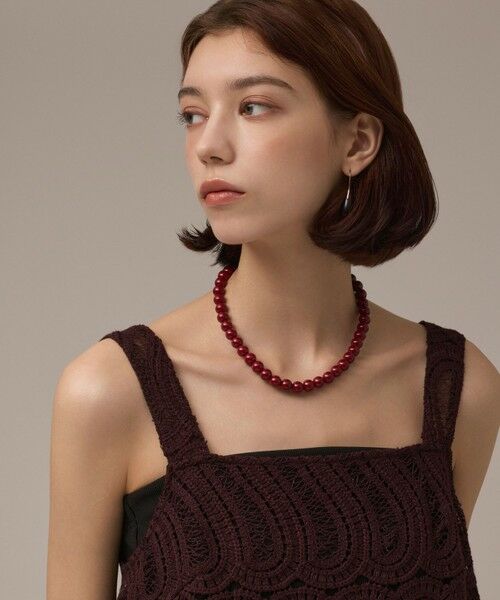 GRACE CONTINENTAL / グレースコンチネンタル その他トップス | クロシェレースキャミ | 詳細13