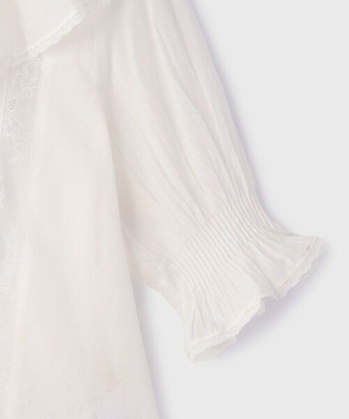 GRACE CONTINENTAL / グレースコンチネンタル シャツ・ブラウス | コットンフリルカラーブラウス | 詳細10