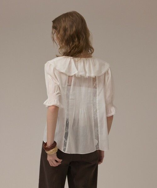 GRACE CONTINENTAL / グレースコンチネンタル シャツ・ブラウス | コットンフリルカラーブラウス | 詳細6