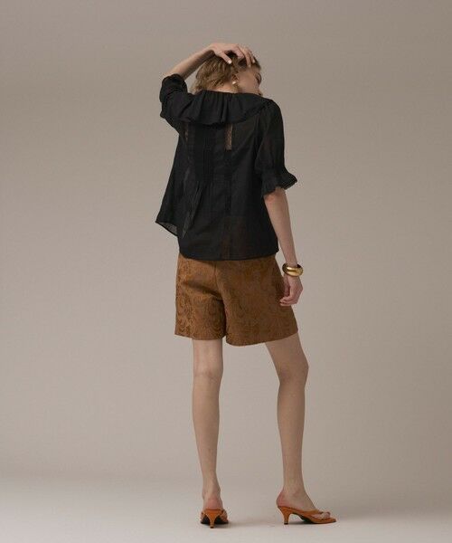 GRACE CONTINENTAL / グレースコンチネンタル シャツ・ブラウス | コットンフリルカラーブラウス | 詳細15