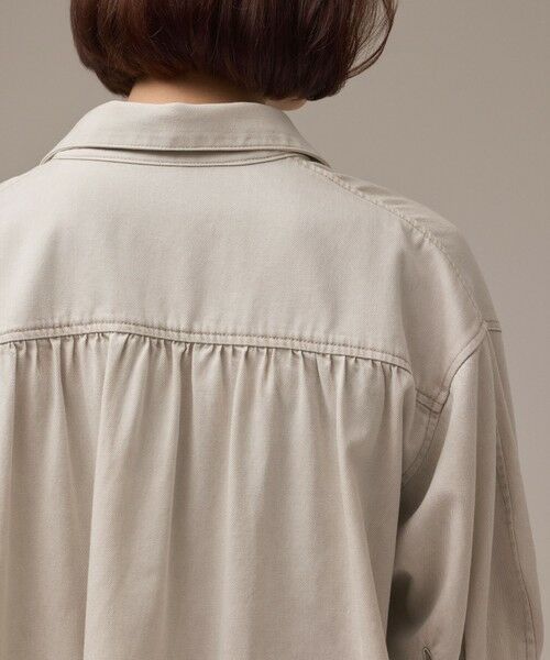 GRACE CONTINENTAL / グレースコンチネンタル シャツ・ブラウス | ツイルハーフスリーブシャツ | 詳細7