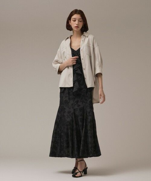 GRACE CONTINENTAL / グレースコンチネンタル シャツ・ブラウス | ツイルハーフスリーブシャツ | 詳細8