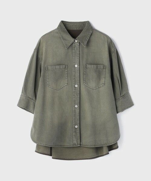 GRACE CONTINENTAL / グレースコンチネンタル シャツ・ブラウス | ツイルハーフスリーブシャツ | 詳細15