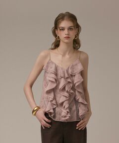 GRACE CONTINENTAL / グレースコンチネンタル シャツ・ブラウス | エンブロイダリーキャミブラウス