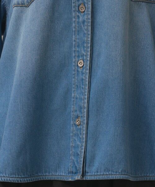 GRACE CONTINENTAL / グレースコンチネンタル シャツ・ブラウス | デニムハーフスリーブシャツ | 詳細8