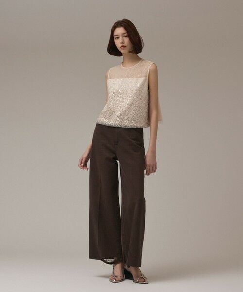 GRACE CONTINENTAL / グレースコンチネンタル カットソー | ビーズ刺繍トップ | 詳細1