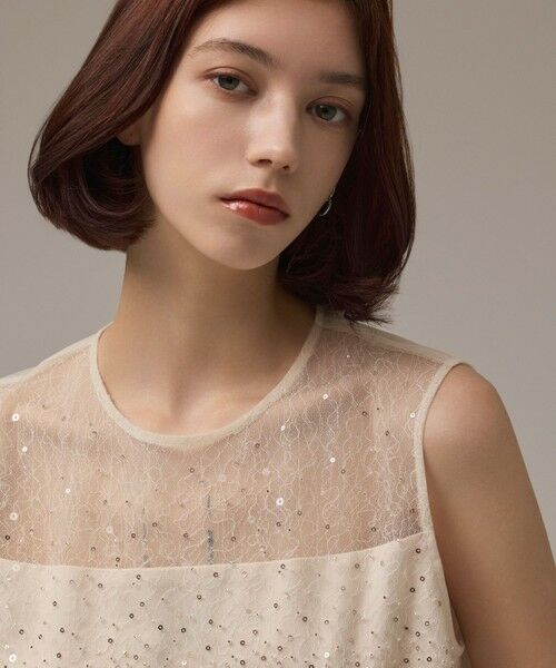 GRACE CONTINENTAL / グレースコンチネンタル カットソー | ビーズ刺繍トップ | 詳細4
